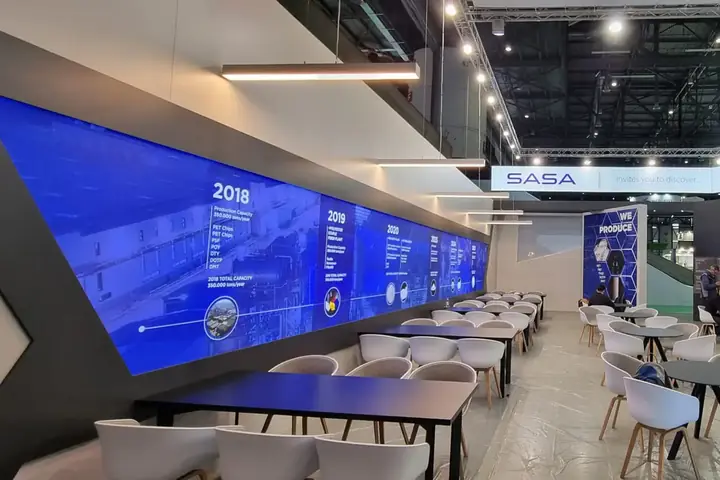 Messestand von SASA Polyester – INDEX 2023, Genf – Bild 10