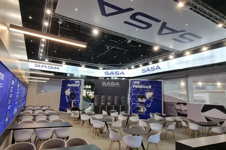 Messestand von SASA Polyester – INDEX 2023, Genf – Bild 14