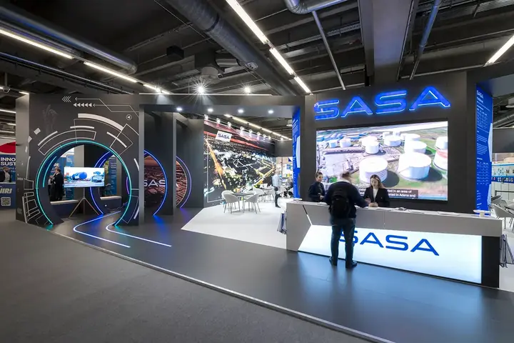 Messestand von SASA Polyester – Techtextil 2024, Frankfurt am Main – Bild 1